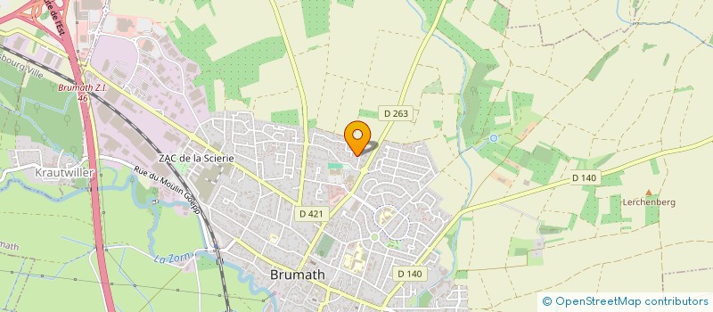 localisation de l'entreprise GS RENOVATION SASU  BRUMATH