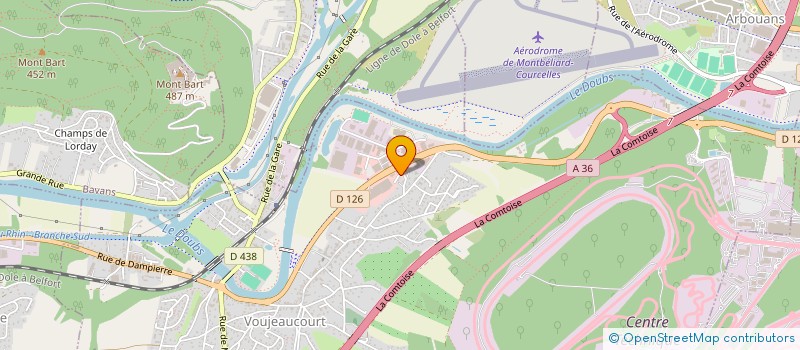 localisation de l'entreprise GS SOINS DE JARDIN à VOUJEAUCOURT