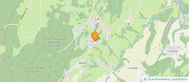 localisation de l'entreprise GS-SP  MIRIBEL-LES-ECHELLES