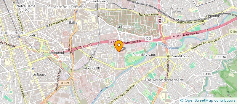 localisation de l'entreprise GS SPORTS à MARSEILLE