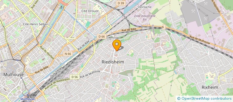 localisation de l'entreprise GS TAXI à HABSHEIM