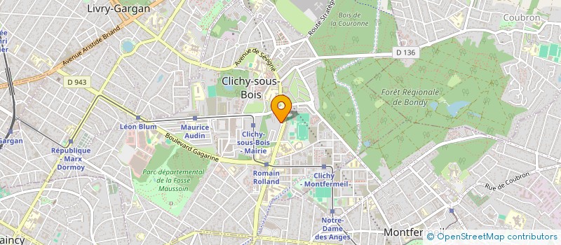 localisation de l'entreprise GS TAXI à CLICHY-SOUS-BOIS