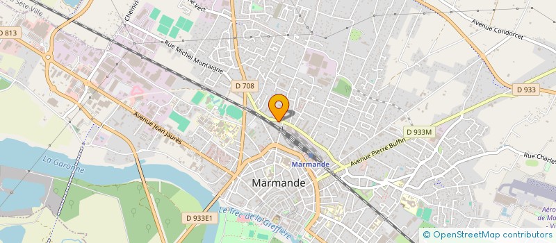 localisation de l'entreprise GS TRAVAUX ET AMENAGEMENTS EXTERIEURS  MARMANDE