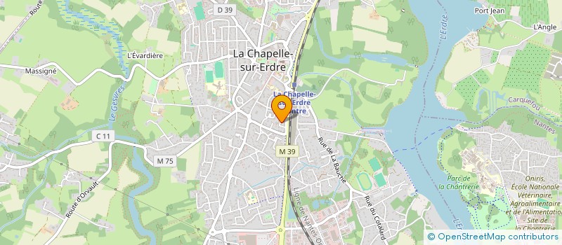 localisation de l'entreprise GS VTC SERVICES  LA CHAPELLE-SUR-ERDRE