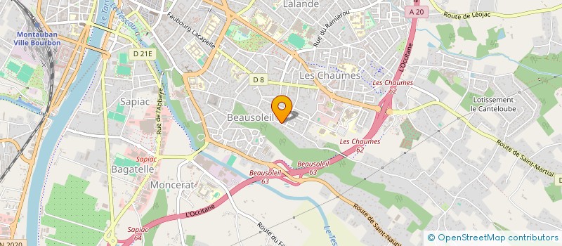 localisation de l'entreprise GS1195  MONTAUBAN