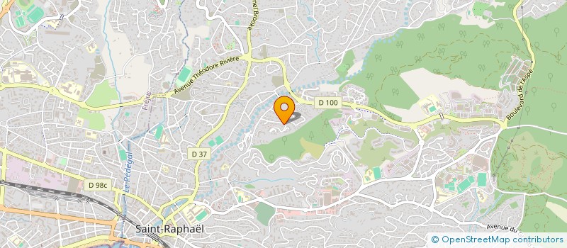 localisation de l'entreprise GS2C  SAINT-RAPHAEL