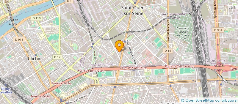 localisation de l'entreprise GS2M SERVICES à SAINT-OUEN-SUR-SEINE