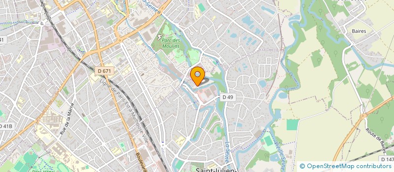 localisation de l'entreprise GS3D à SAINT-JULIEN-LES-VILLAS
