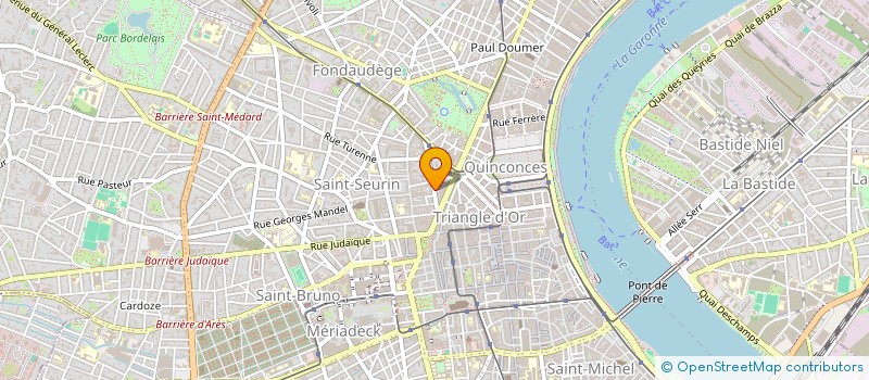 localisation de l'entreprise GS3I TRANSAT  BORDEAUX