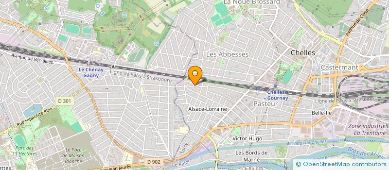 localisation de l'entreprise GS3N SERVICES & PROPRETE à CHELLES