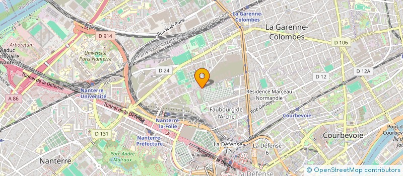 localisation de l'entreprise GS92 à COURBEVOIE