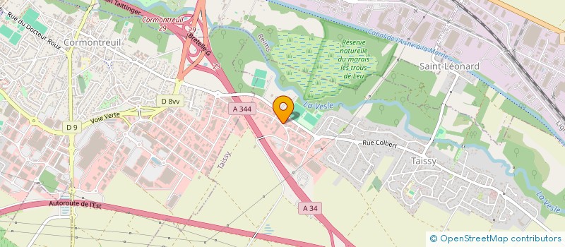 localisation de l'entreprise GSA  TAISSY