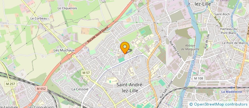 localisation de l'entreprise GSA  MARQUETTE-LEZ-LILLE