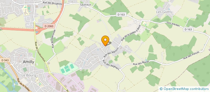 localisation de l'entreprise GSA à AMILLY