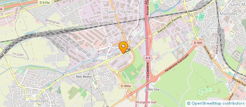 localisation de l'entreprise GSA  ARGELES SUR MER