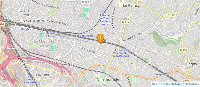 localisation de l'entreprise GSA à VILLEMOMBLE