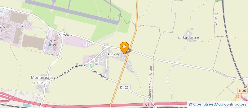 localisation de l'entreprise GSA AMBULANCES à VAUX-LE-PENIL