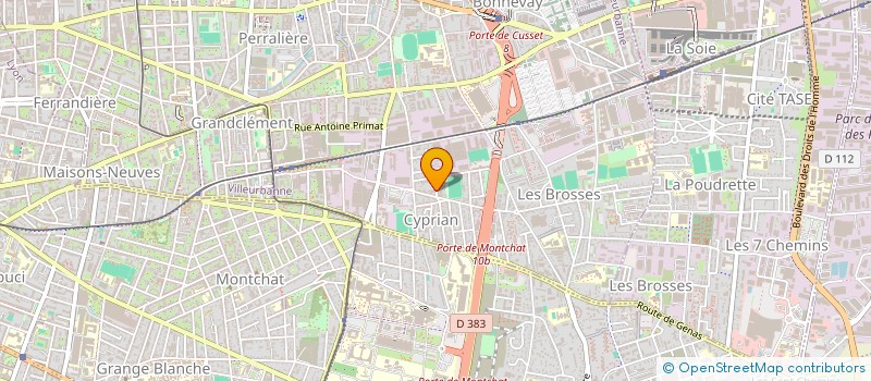 localisation de l'entreprise GSA BATIMENT  VILLEURBANNE