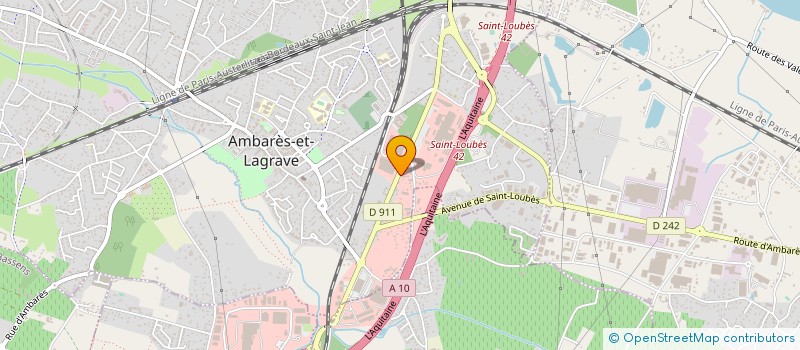 localisation de l'entreprise GSA CONSEIL à AMBARES-ET-LAGRAVE
