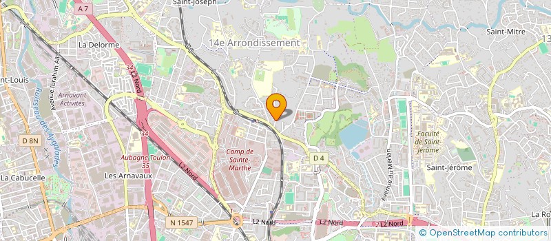 localisation de l'entreprise GSA CONSEILS à MARSEILLE