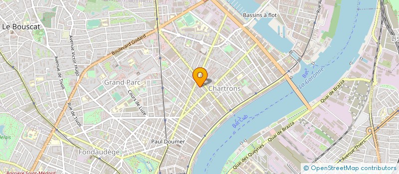 localisation de l'entreprise GSA GESTION SOCIALE APPLIQUEE à BORDEAUX