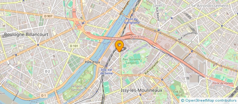 localisation de l'entreprise GSA LOCATION à ISSY-LES-MOULINEAUX