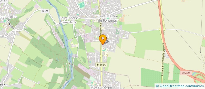 localisation de l'entreprise GSA ULIENY  SAINT-MARTIN-DE-FONTENAY