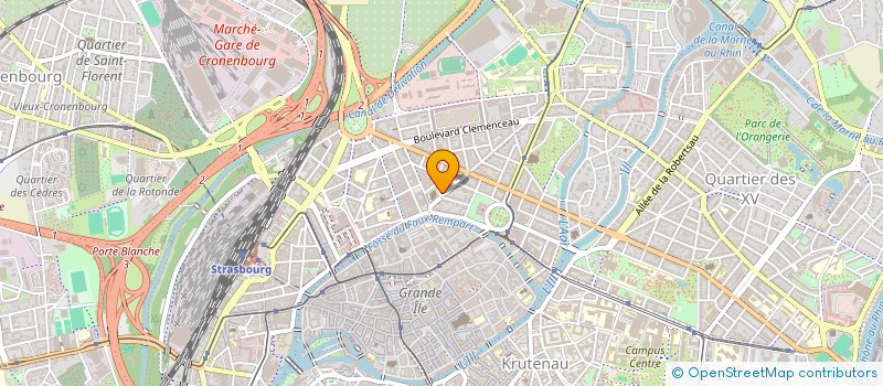 localisation de l'entreprise GSA UP à STRASBOURG