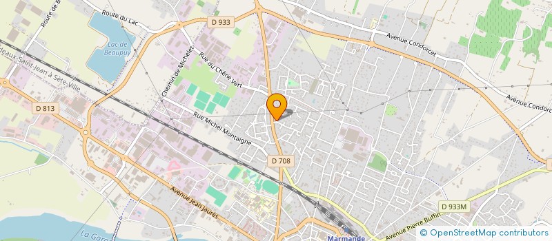 localisation de l'entreprise GSAND  MARMANDE