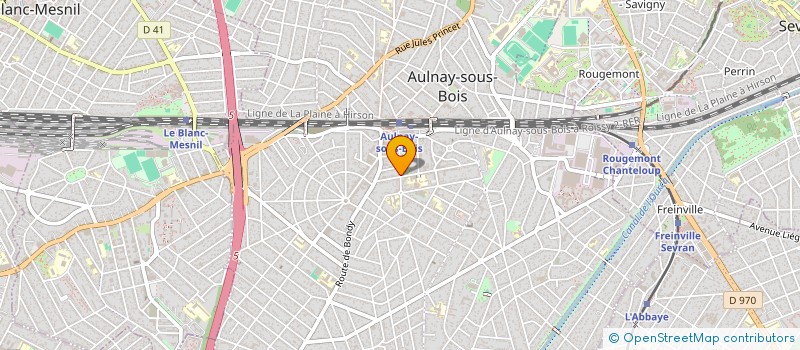 localisation de l'entreprise GSAP GARDIENNAGE SECURITE ASSIST PRIVEE à AULNAY-SOUS-BOIS