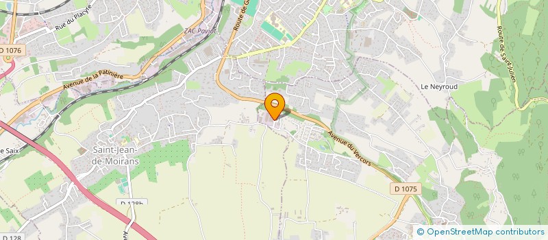 localisation de l'entreprise GSAV  LA BUISSE