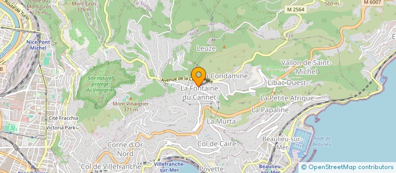 localisation de l'entreprise GSB AHAVA à VILLEFRANCHE-SUR-MER