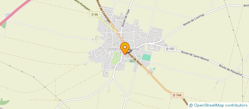 localisation de l'entreprise GSB ENTREPRISE  VILLIERS-EN-PLAINE