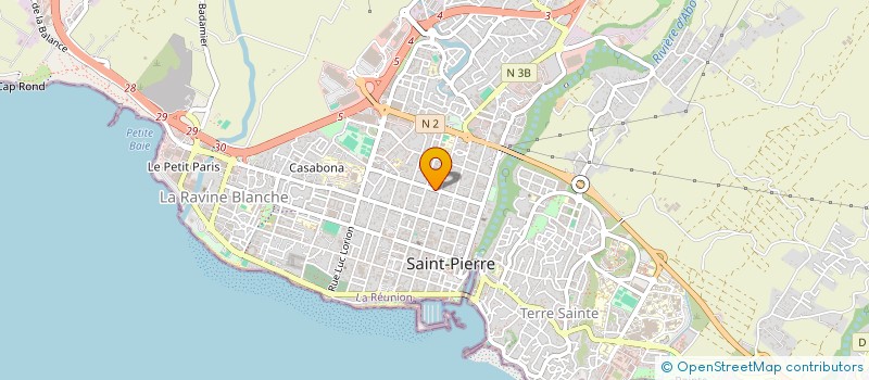 localisation de l'entreprise GSBF CONSULT  SAINT-PIERRE