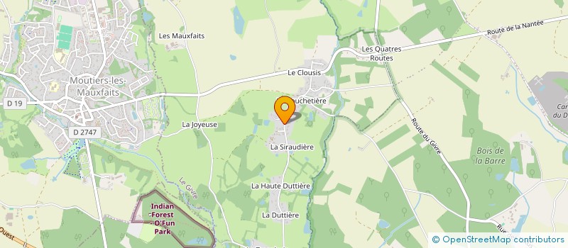 localisation de l'entreprise GSBI  LE GIVRE