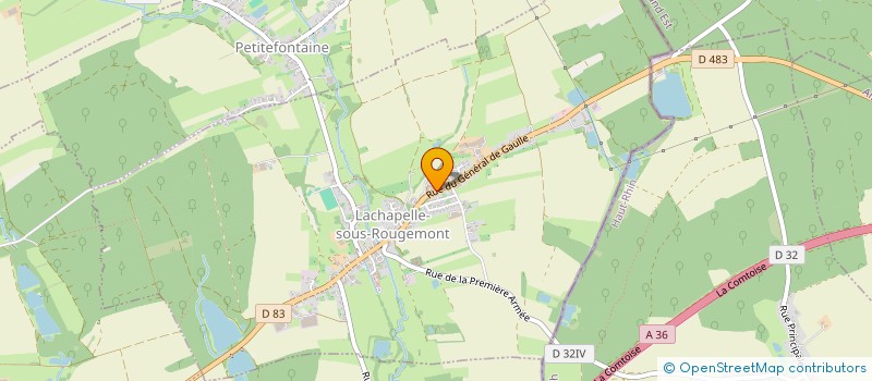 localisation de l'entreprise GSBL90  LACHAPELLE-SOUS-ROUGEMONT