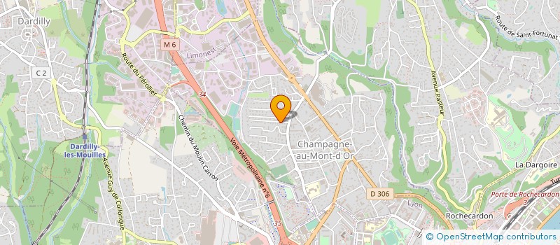 localisation de l'entreprise GSC  CHAMPAGNE-AU-MONT-D'OR