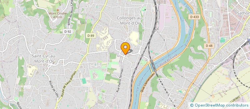 localisation de l'entreprise GSC  COLLONGES-AU-MONT-D'OR