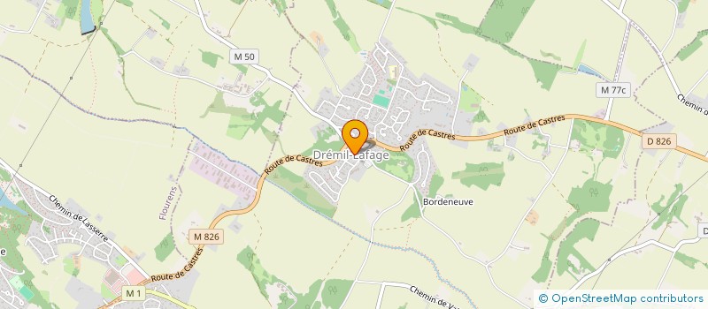 localisation de l'entreprise GSC  DREMIL-LAFAGE