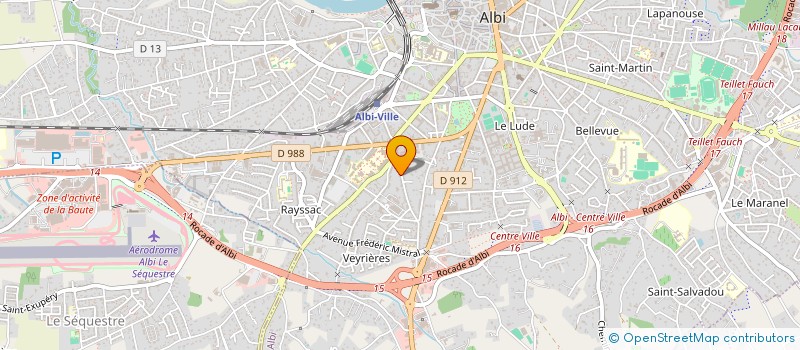 localisation de l'entreprise GSC à ALBI