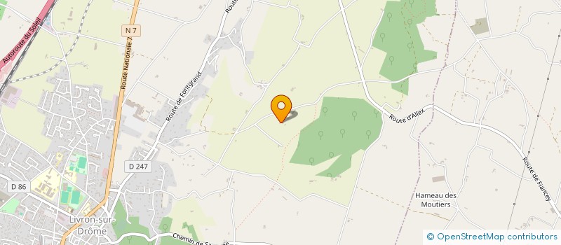 localisation de l'entreprise GSC CHAPE  LIVRON-SUR-DROME