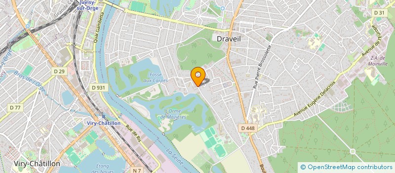 localisation de l'entreprise GSC CONSTRUCTION  DRAVEIL