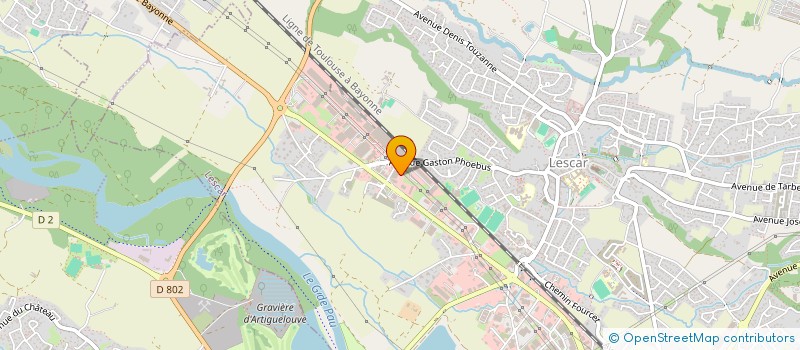 localisation de l'entreprise GSC IMMOS  LESCAR