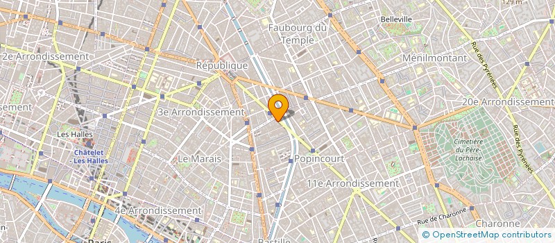 localisation de l'entreprise GSC RESTAURATION  PARIS