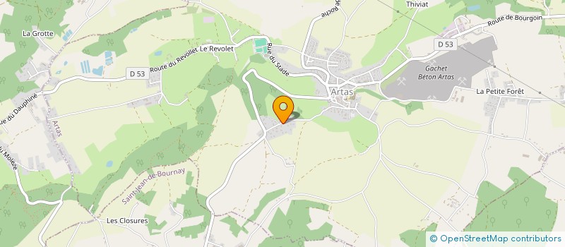 localisation de l'entreprise GSCH INVEST  ARTAS