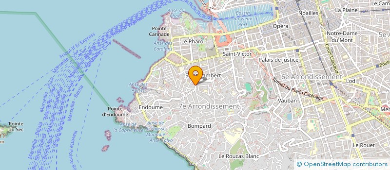 localisation de l'entreprise GSCONSULTING à MARSEILLE