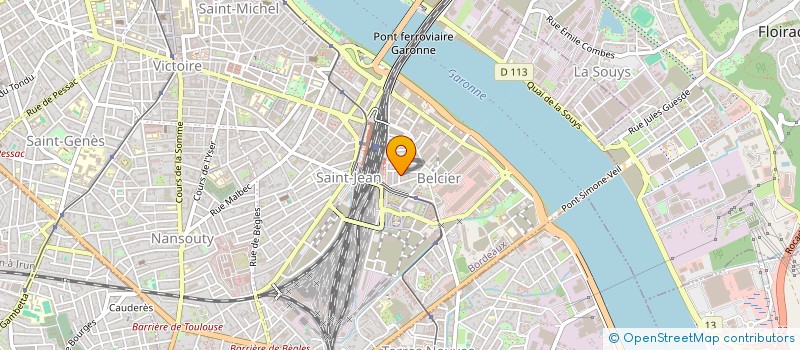 localisation de l'entreprise GSCT SAINTE-MARGUERITE  BORDEAUX