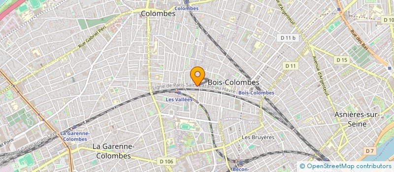 localisation de l'entreprise GSCV à COLOMBES