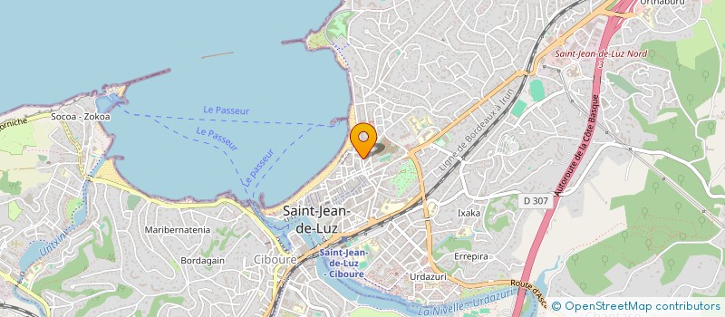 localisation de l'entreprise GSD à SAINT-JEAN-DE-LUZ