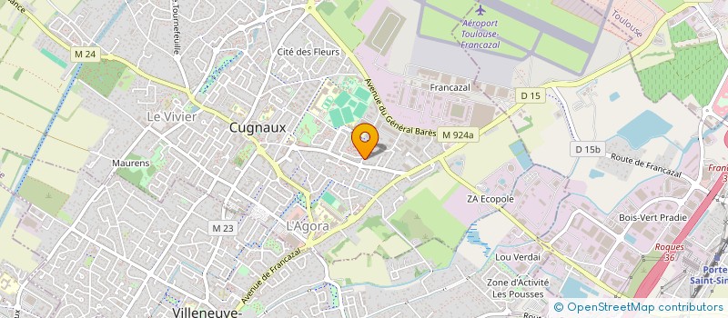 localisation de l'entreprise GSD à VILLENEUVE TOLOSANE